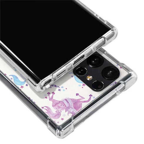 Purple Unicorns by Cat Coq Galaxy S24 Ultra Clear Case