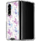 Cat Coq Purple Unicorns Galaxy Z Fold4 5G Clear Case
