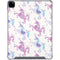 Cat Coq Purple Unicorns iPad Pro 12.9in (2020) Clear Case