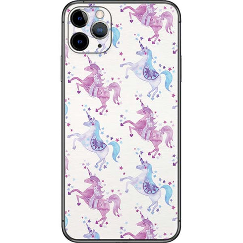 Cat Coq Purple Unicorns iPhone 11 Pro Max Skin