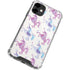 Cat Coq Purple Unicorns iPhone 12 Clear Case