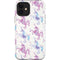 Cat Coq Purple Unicorns iPhone 12 Impact Case