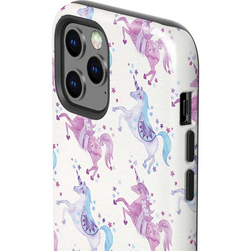 Cat Coq Purple Unicorns iPhone 12 Pro Max Impact Case