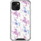 Cat Coq Purple Unicorns iPhone 13 Mini Clear Case