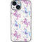 Cat Coq Purple Unicorns iPhone 13 Mini Skin