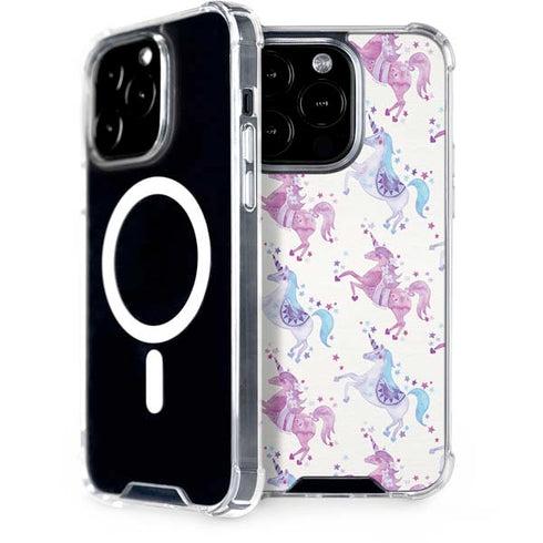 Cat Coq Purple Unicorns iPhone 13 Pro MagSafe Case