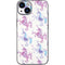 Cat Coq Purple Unicorns iPhone 13 Skin