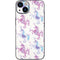 Cat Coq Purple Unicorns iPhone 14 Plus Skin