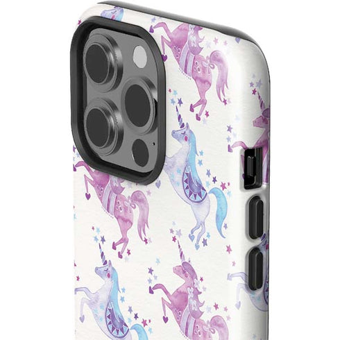 Purple Unicorns by Cat Coq iPhone 15 Pro Impact Case