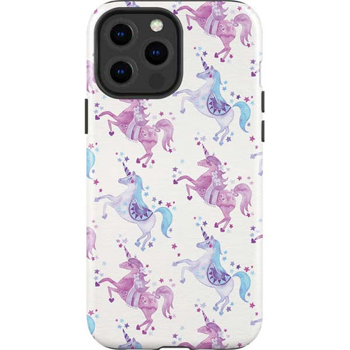 Purple Unicorns by Cat Coq iPhone 15 Pro Max Impact Case