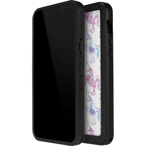 Purple Unicorns by Cat Coq iPhone 15 Waterproof Case
