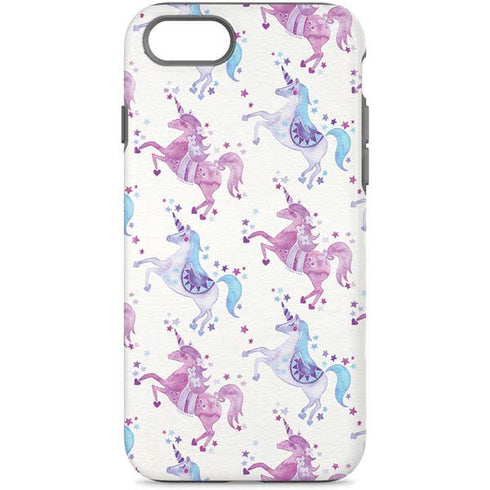 Cat Coq Purple Unicorns iPhone 8 Pro Case