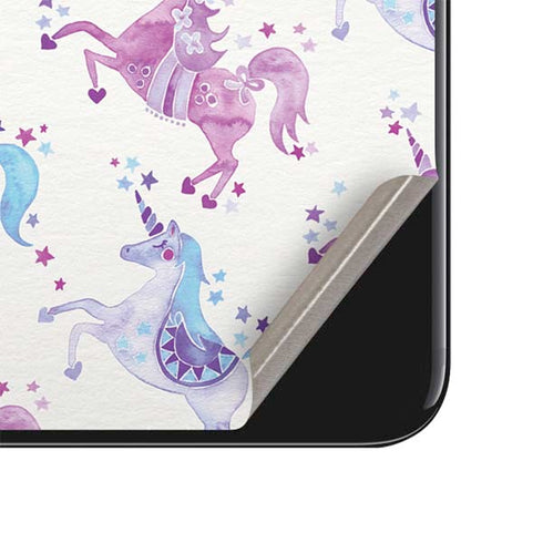 Cat Coq Purple Unicorns iPhone SE (2nd & 3rd Gen) Skin