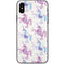 Cat Coq Purple Unicorns iPhone X Skin