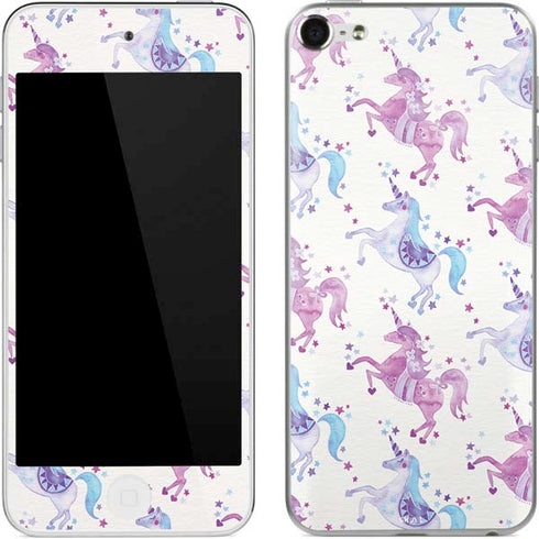 Cat Coq Purple Unicorns Apple iPod Skin
