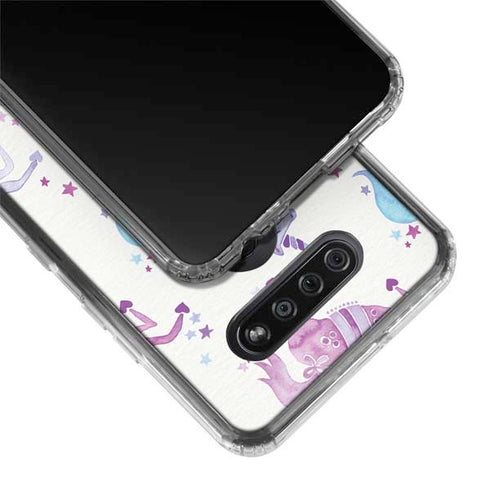 Purple Unicorns by Cat Coq LG K51/Q51 Clear Case