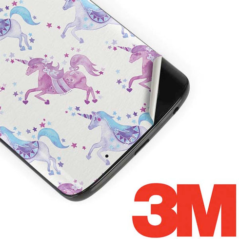 Cat Coq Purple Unicorns Moto G6 Skin