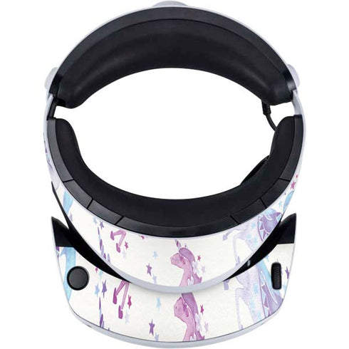 Cat Coq Purple Unicorns PlayStation VR2 Skin
