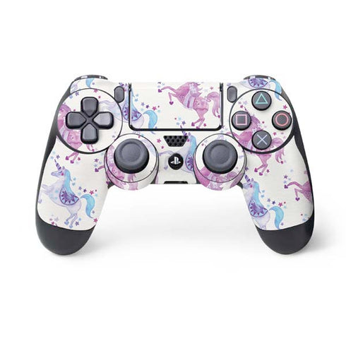 Cat Coq Purple Unicorns PS4 Controller Skin