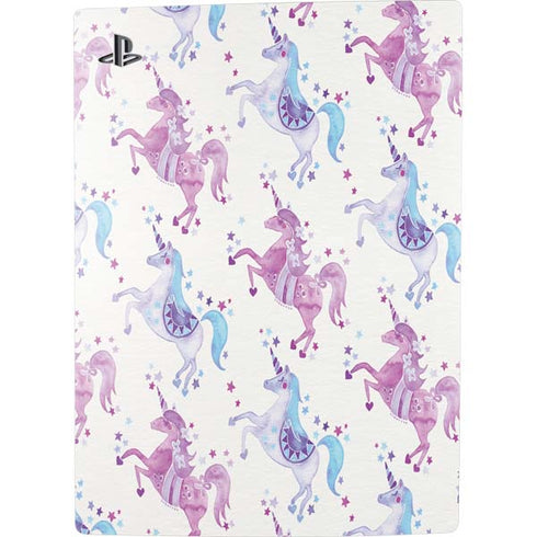 Cat Coq Purple Unicorns PS5 Console Skin