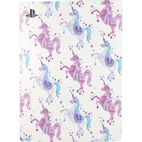 Cat Coq Purple Unicorns PS5 Digital Edition Console Skin