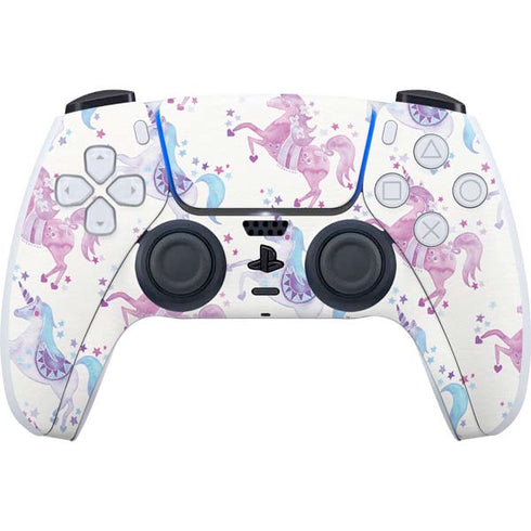 Cat Coq Purple Unicorns PS5 Controller Skin