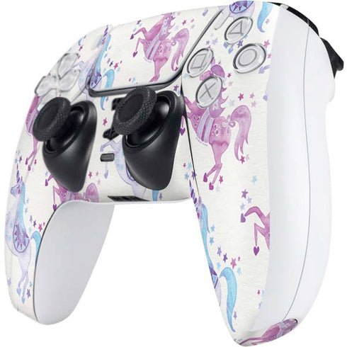 Cat Coq Purple Unicorns PS5 Controller Skin