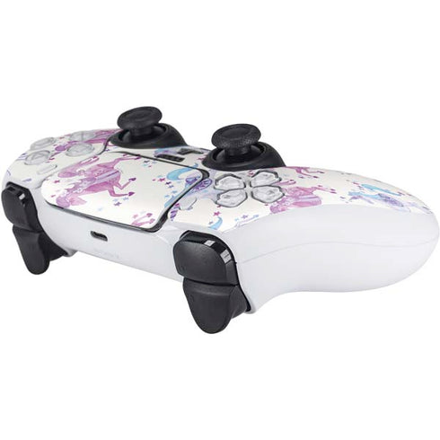 Cat Coq Purple Unicorns PS5 Controller Skin