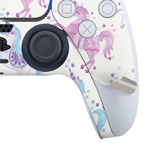 Cat Coq Purple Unicorns PS5 Controller Skin