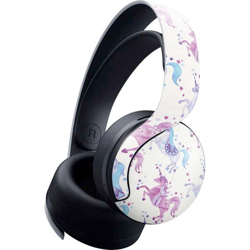 Cat Coq Purple Unicorns PULSE 3D Wireless Headset for PS5 Skin