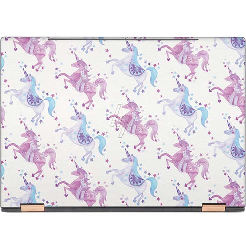 Cat Coq Purple Unicorns HP Spectre Skin