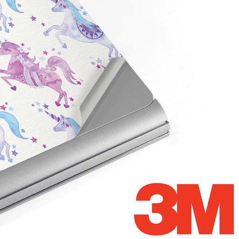 Cat Coq Purple Unicorns Surface Book 2 15in Skin