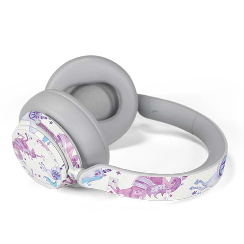 Cat Coq Purple Unicorns Surface Headphones Skin