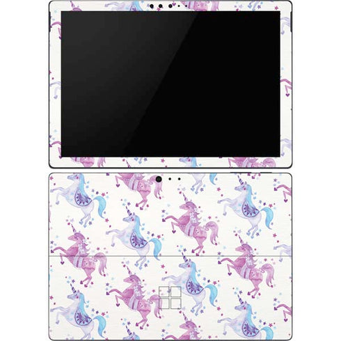 Cat Coq Purple Unicorns Surface Pro 6 Skin