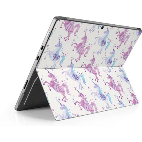 Cat Coq Purple Unicorns Surface Pro 8 Skin
