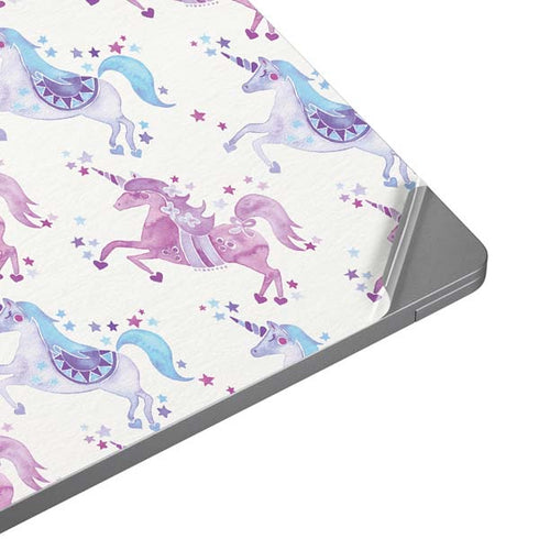 Cat Coq Purple Unicorns Universal Laptop 18in (14.6 x 10.6in) Skin
