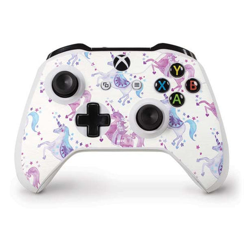 Cat Coq Purple Unicorns Xbox One S Controller Skin