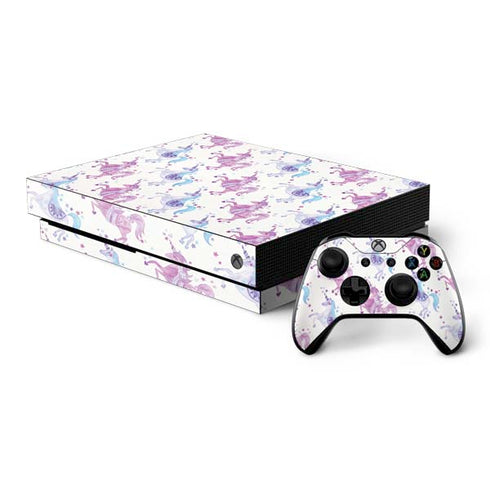 Cat Coq Purple Unicorns Xbox One X Bundle Skin