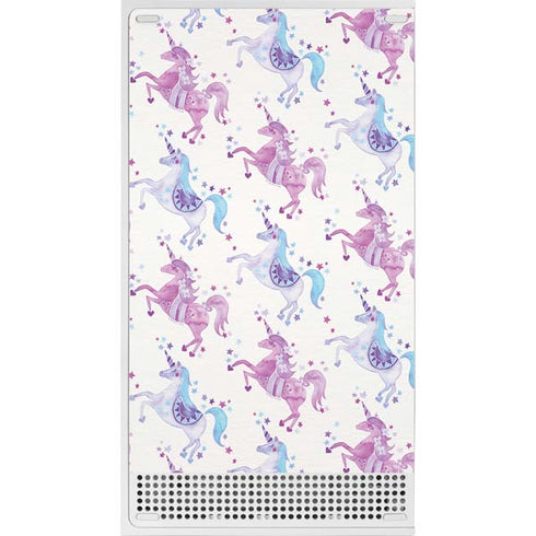 Cat Coq Purple Unicorns Xbox Series S Console Skin
