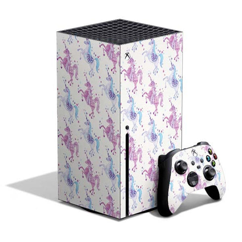 Cat Coq Purple Unicorns Xbox Series X Bundle Skin