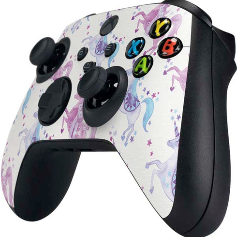 Cat Coq Purple Unicorns Xbox Series X Controller Skin