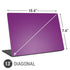 Purple Solid Universal Laptop 13in (10.6 x 7.6in) Skin