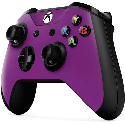 Purple Solid Xbox One X Controller Skin