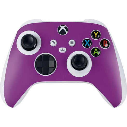 Purple Solid Xbox Series S Controller Skin