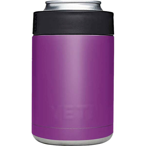 Purple Solid Yeti Colster Can Insulator Skin
