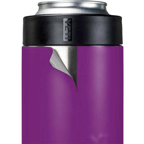 Purple Solid Yeti Colster Can Insulator Skin