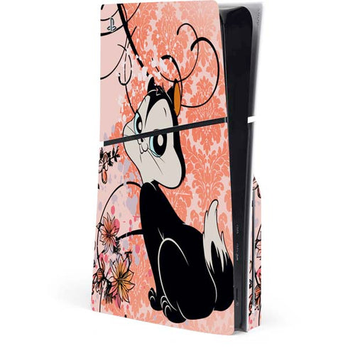 Looney Tunes Pussyfoot PS5 Slim Disk Console Skin