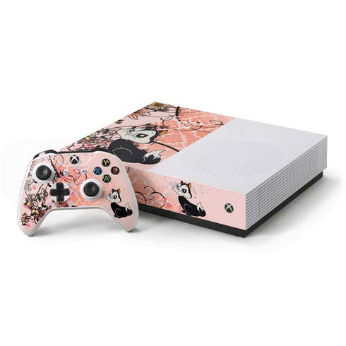 Looney Tunes Pussyfoot Xbox One S All-Digital Edition Bundle Skin