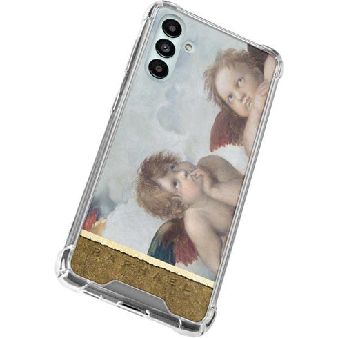 Raphael The Cherubim Putti Angels of The Sistine Madonna Galaxy A13 5G Clear Case