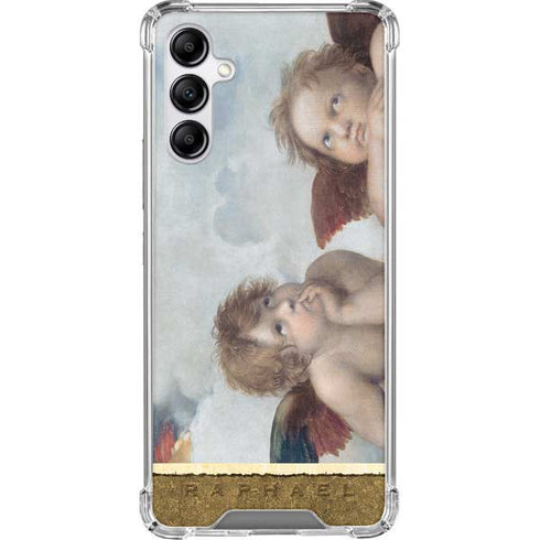 Raphael The Cherubim Putti Angels of The Sistine Madonna Galaxy A14 5G Clear Case